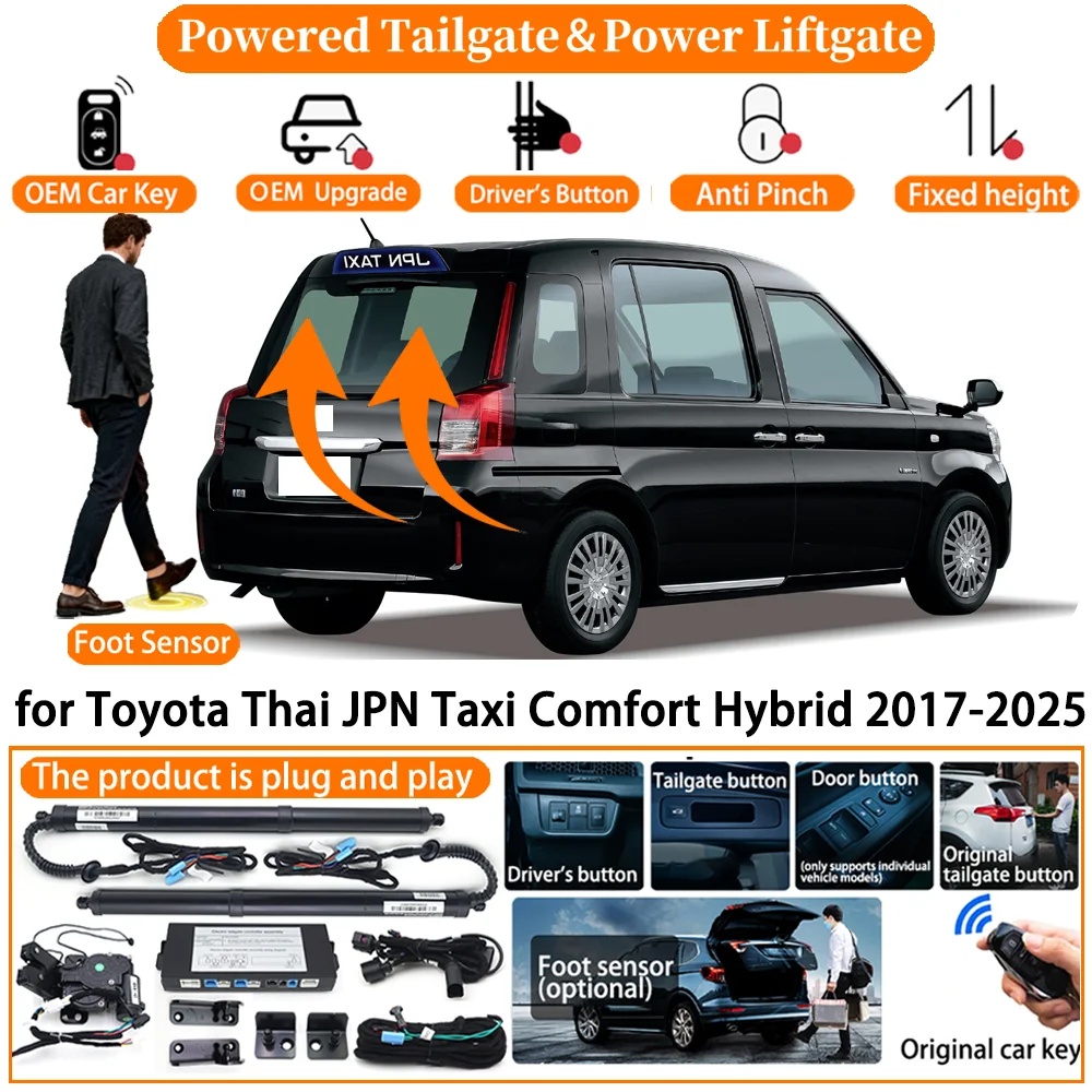 Powered Tailgate system for Toyota Thai JPN Taxi Comfort Hybrid 2017-2025 Automatic Electric Power Tailgate Tail Gate Lift kit
Powered Tailgate system for Toyota Thai JPN Taxi Comfort Hybrid 2017-2025 Automatic Electric Power Tailgate Tail Gate Lift kit