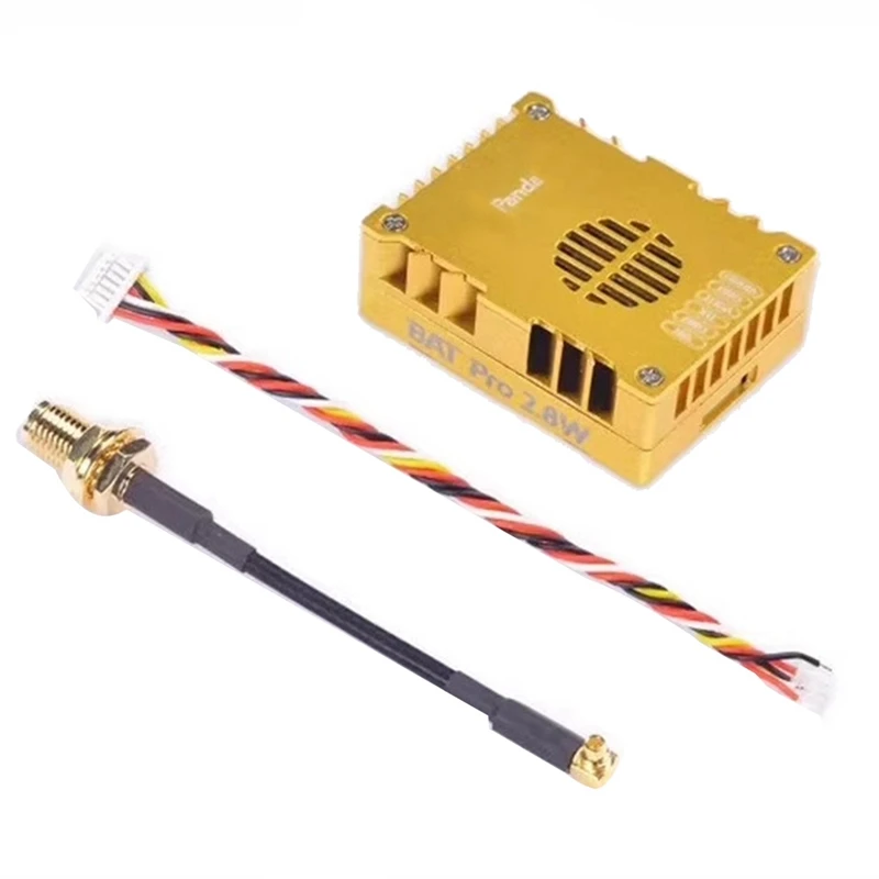 VT5804 BAT Pro 5,8G 2,8 W VTX 2800Mw 64CH FPV аудио видео передатчик NTSC/PAL для радиоуправляемого FPV гоночного дрона
VT5804 BAT Pro 5,8G 2,8 W VTX 2800Mw 64CH FPV аудио видео передатчик NTSC/PAL для радиоуправляемого FPV гоночного дрона