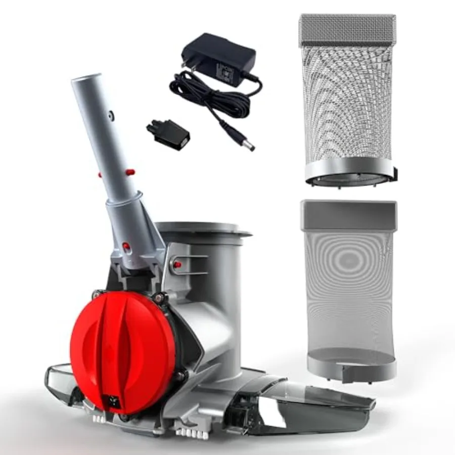 90 Cordless Pool Vacuum Heavy-Duty Rechargeable Cleaner for All Pool Types, PowerBlade Technology, Dual Filtration Extended Run
90 Cordless Pool Vacuum Heavy-Duty Rechargeable Cleaner for All Pool Types, PowerBlade Technology, Dual Filtration Extended Run