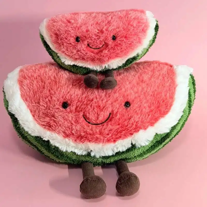Cute Watermelon Plush Toy Cartoon Fruit Stuffed Doll Soft Backpack Decoration Pendant Children's Brthday Gifts For Kids
Cute Watermelon Plush Toy Cartoon Fruit Stuffed Doll Soft Backpack Decoration Pendant Children's Brthday Gifts For Kids
