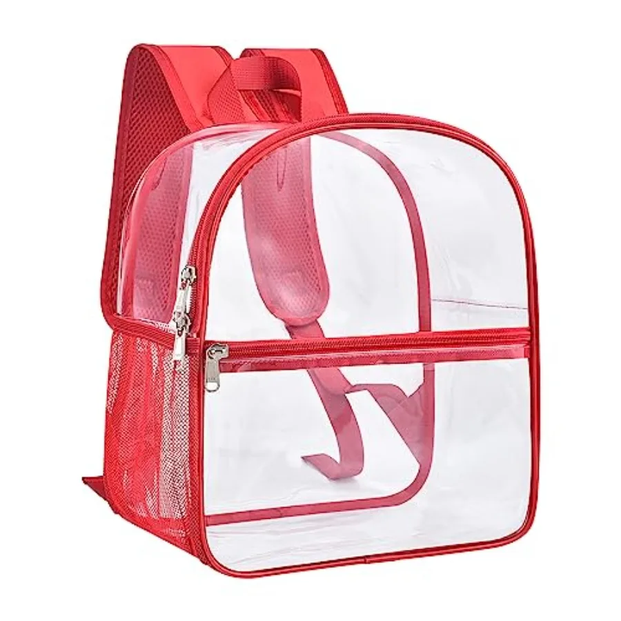 Clear Backpack Stadium Approved 12×12×6 with Reinforced and Wider Shoulder Straps, Small Clear Bag for Schools, Concerts, Work,
Clear Backpack Stadium Approved 12×12×6 with Reinforced and Wider Shoulder Straps, Small Clear Bag for Schools, Concerts, Work,