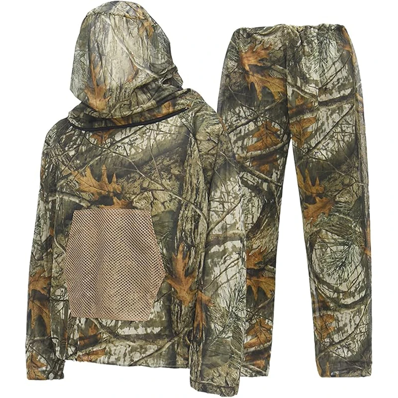 Fishing Beekeeping Anti-Mosquito Hoodie Set Fast-Dry Wear Resistant Camouflage Hunting Clothes Outdoor Jungle Camping Work Wear
Fishing Beekeeping Anti-Mosquito Hoodie Set Fast-Dry Wear Resistant Camouflage Hunting Clothes Outdoor Jungle Camping Work Wear