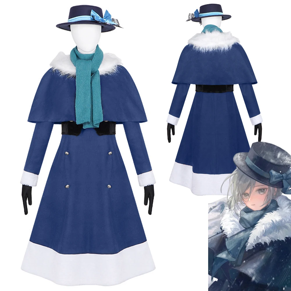 Game Reverse1999 Vertin Cosplay Costume Role-playing Clothing Women Coat Dress Hat Set Fantasia Outfits Halloween Carnival Suits
Game Reverse1999 Vertin Cosplay Costume Role-playing Clothing Women Coat Dress Hat Set Fantasia Outfits Halloween Carnival Suits
