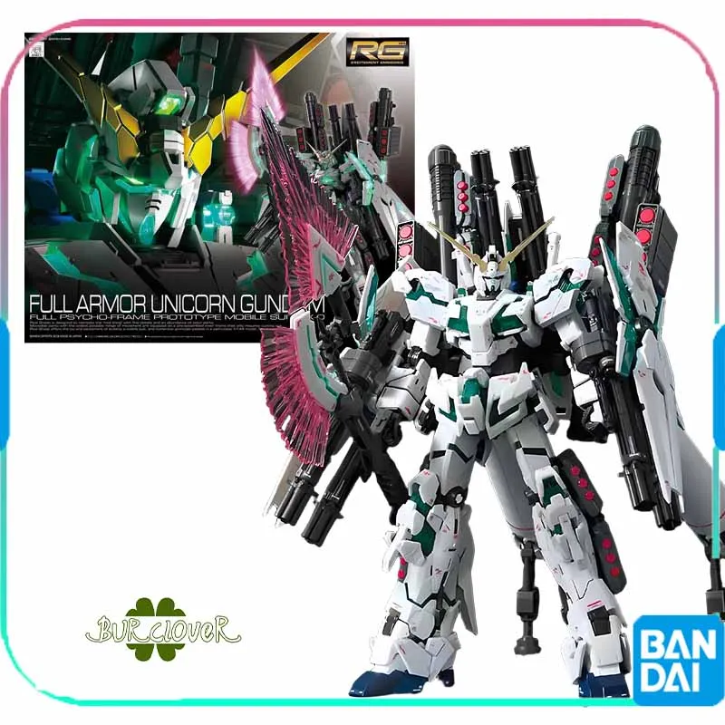 Bandai Original GUNDAM RG Series FULL ARMOR UNICORN GUNDAM Anime Action Figure Assembly Model Toys
Bandai Original GUNDAM RG Series FULL ARMOR UNICORN GUNDAM Anime Action Figure Assembly Model Toys