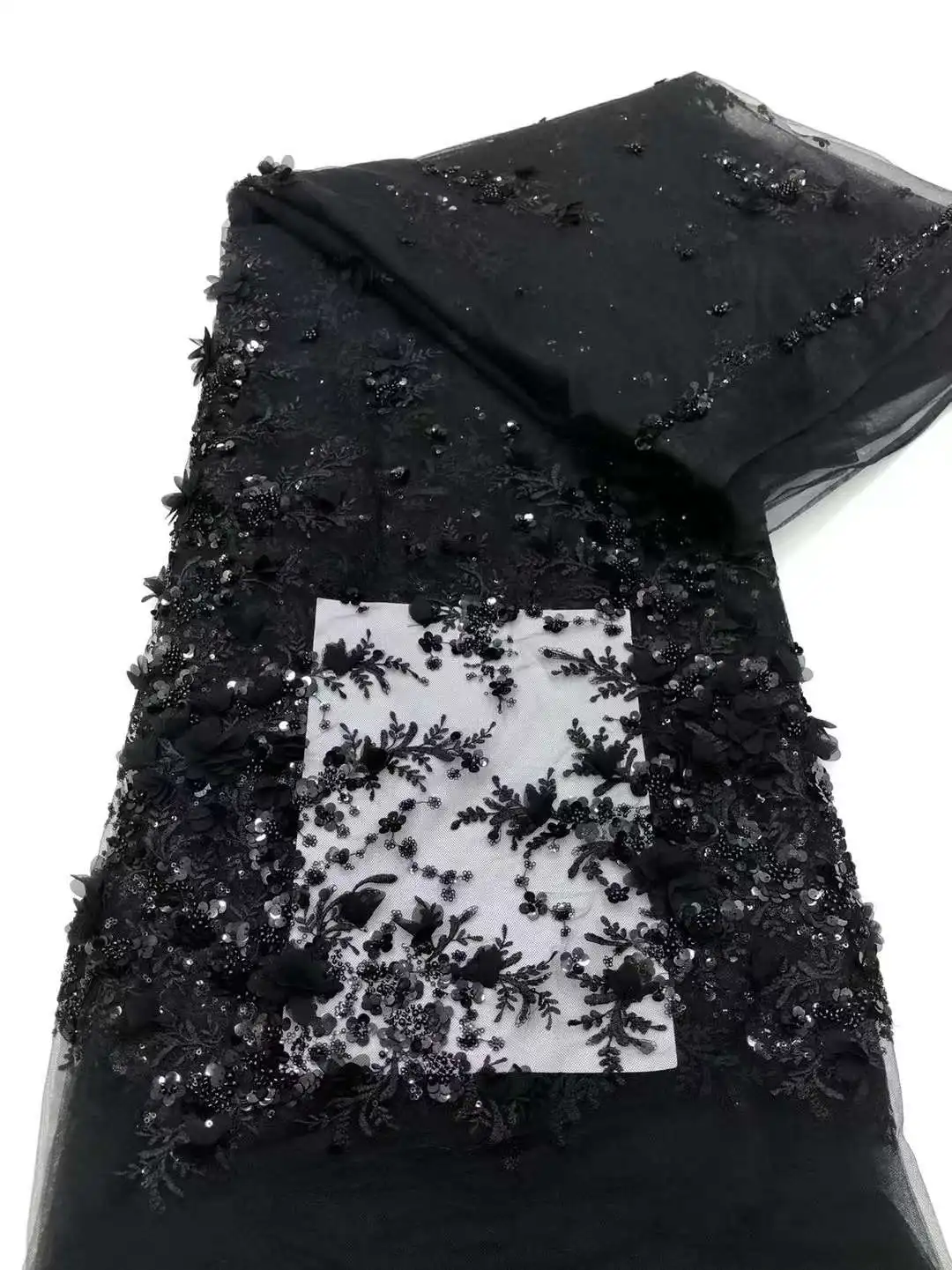 5 Yards Luxury African Heavy Beaded Lace Tulle Fabric 2024 French 3D Flower Embroidered Applique Fabric For Sewing Material
5 Yards Luxury African Heavy Beaded Lace Tulle Fabric 2024 French 3D Flower Embroidered Applique Fabric For Sewing Material