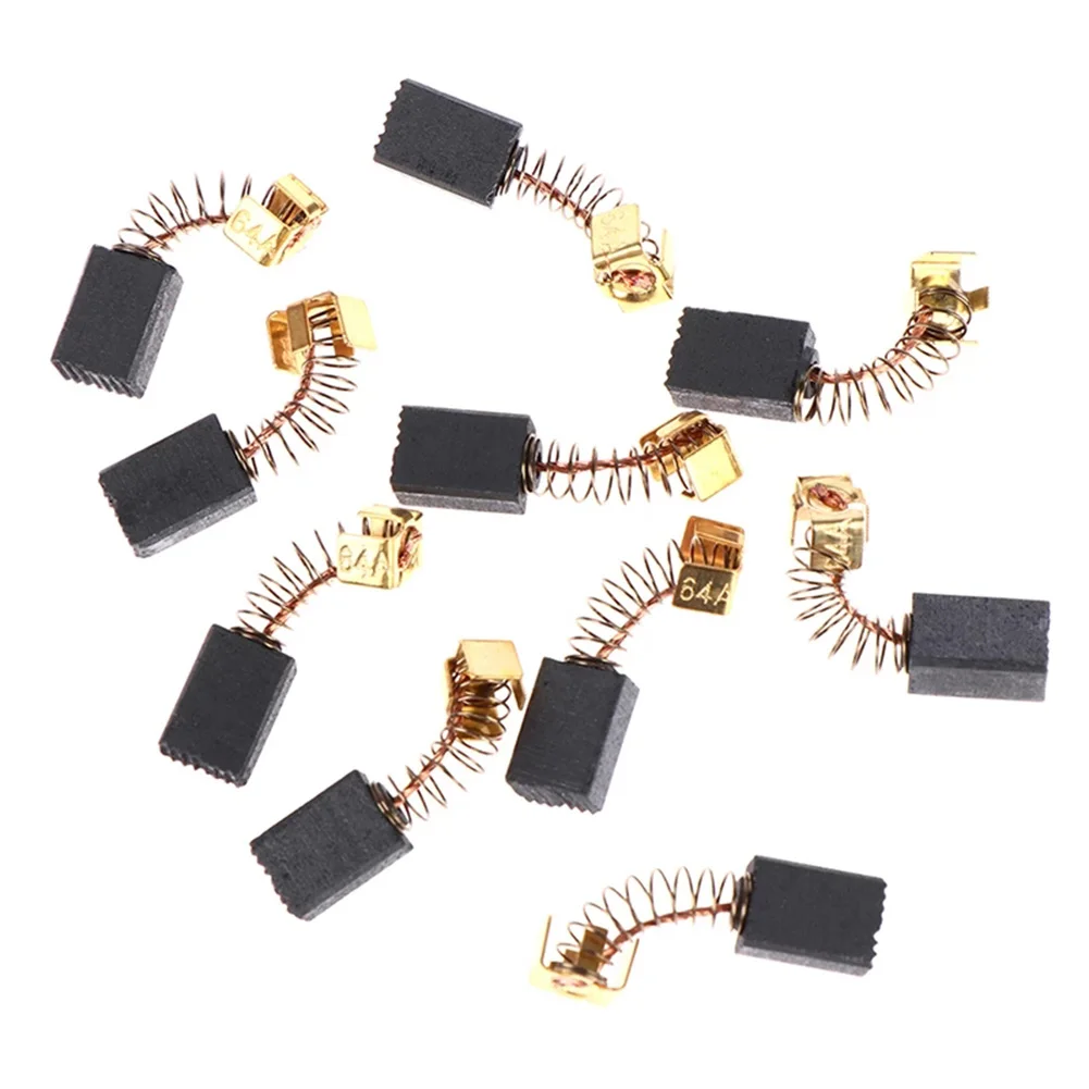 10pcs Carbon Brushes 5x8x12mm For Electric Motors CB57 CB64 CB75 CB85 191627-8 191956-9 Power Tool Replacement High Quality
10pcs Carbon Brushes 5x8x12mm For Electric Motors CB57 CB64 CB75 CB85 191627-8 191956-9 Power Tool Replacement High Quality