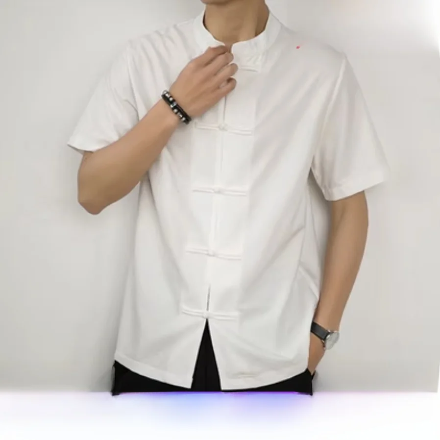 Chinese Style Stand Collar Shirt Men's Medical Wellness Acupuncture Therapy Massage Technician Uniform Summer Large Size Tea ...
Chinese Style Stand Collar Shirt Men's Medical Wellness Acupuncture Therapy Massage Technician Uniform Summer Large Size Tea ...