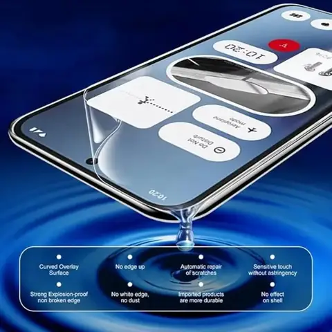 Película de hidrogel para nada teléfono 3 Pro Lite 3a 2a Pro 1, Protector de pantalla de cubierta completa para nada CMF Phone 2 Pro 1, 5 uds.