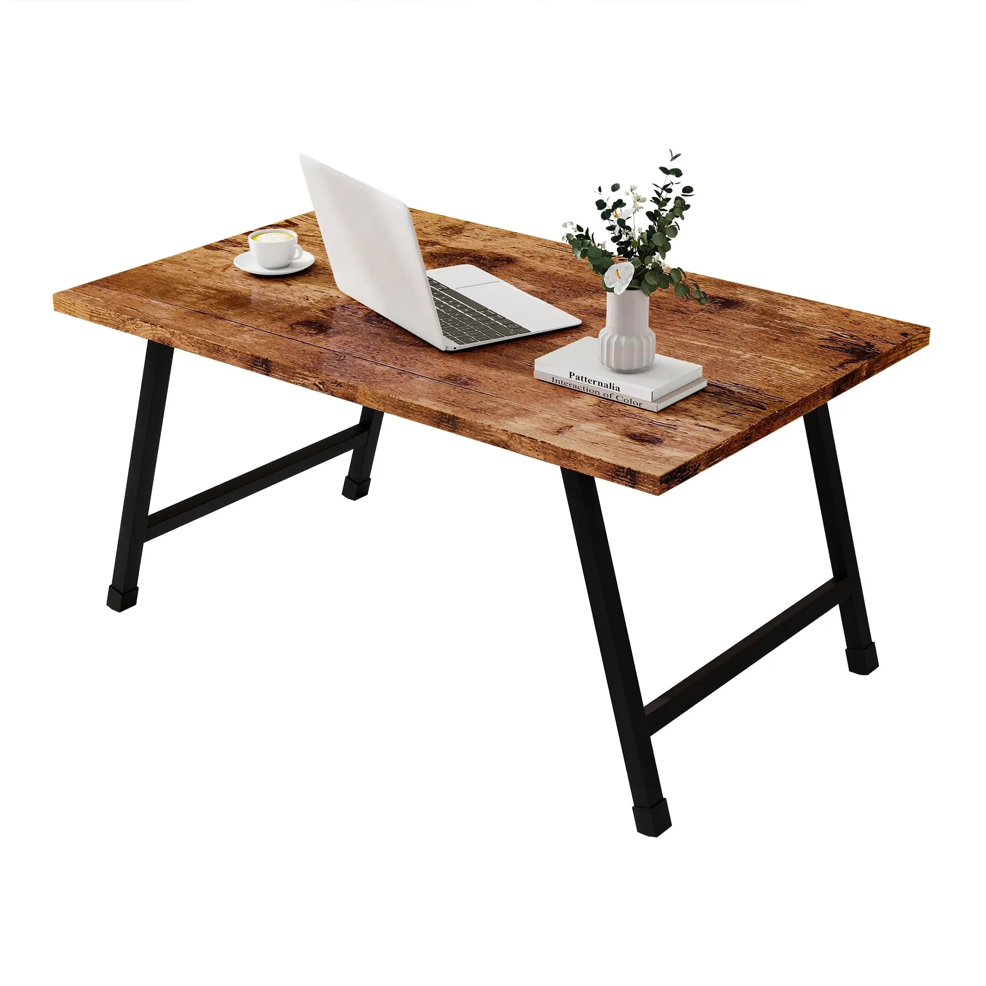 Rustic Wood Finish Folding Desk With Black Metal Legs – Compact, Sturdy, Easy Assembly For Home Office Or Living Space
Rustic Wood Finish Folding Desk With Black Metal Legs – Compact, Sturdy, Easy Assembly For Home Office Or Living Space