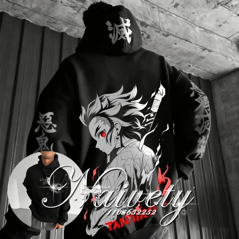 2026 Winter Demon Slayer Tanjirou Graphic Print Cotton Hoodie Cool Streetwear Sportswear for Men Women Kids Family Matching
2026 Winter Demon Slayer Tanjirou Graphic Print Cotton Hoodie Cool Streetwear Sportswear for Men Women Kids Family Matching