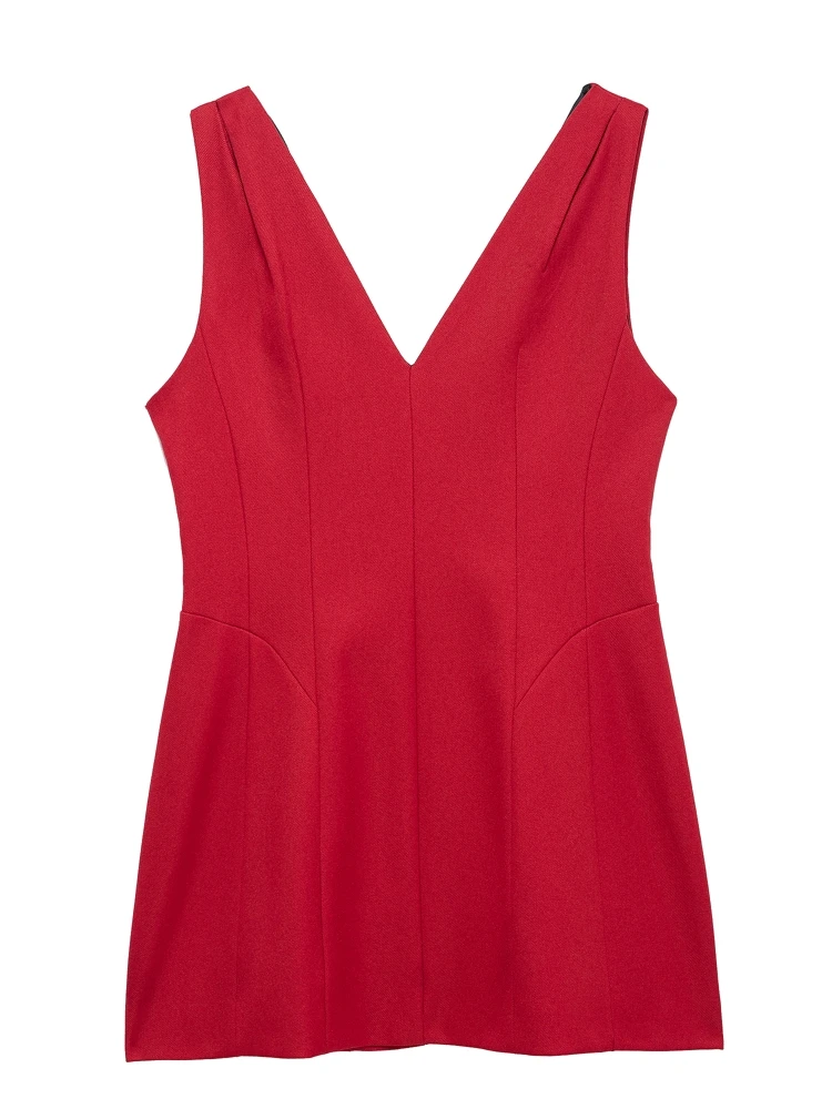 OUROPEAN ZTATION 2025 Summer Woman's Evening Party Dress Top Trendy Female Sleeveless V-Collar Mini Skirt Ruffles zipper Dresses
OUROPEAN ZTATION 2025 Summer Woman's Evening Party Dress Top Trendy Female Sleeveless V-Collar Mini Skirt Ruffles zipper Dresses