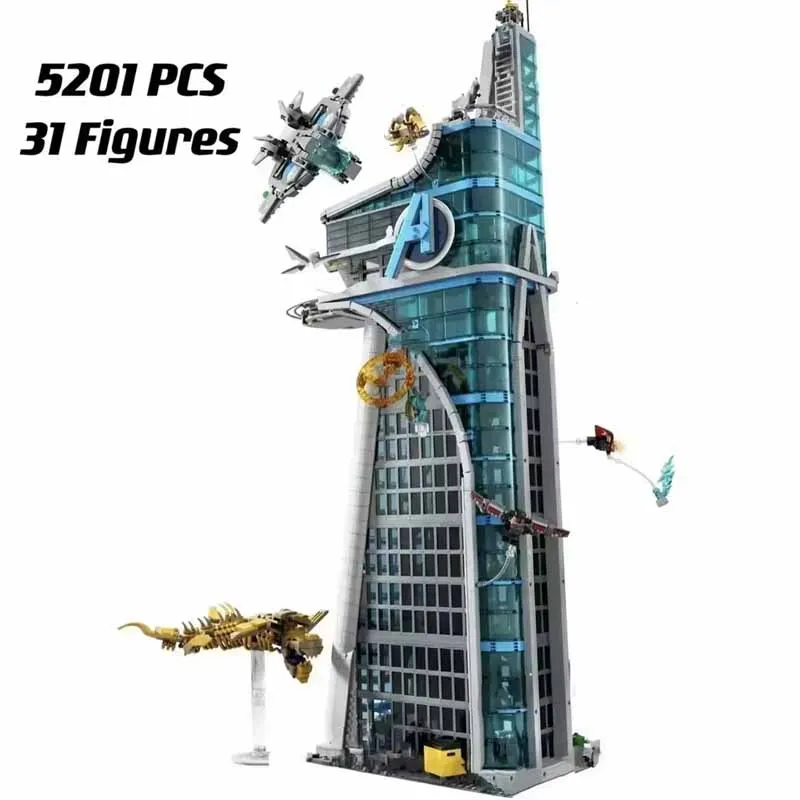 5201PCS 76269 Movie Tower Hero Assemble Architecture Constructor Building Blocks Bricks Kids Adults Toy Birthday Gifts
5201PCS 76269 Movie Tower Hero Assemble Architecture Constructor Building Blocks Bricks Kids Adults Toy Birthday Gifts
