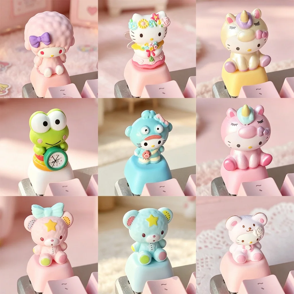 Kawaii Sanrios Keycaps Cute 3D ESC Keycap DIY Custom Keycap for Cherry MX Mechanical Keyboard Cross Axis Gift Hot Sale
Kawaii Sanrios Keycaps Cute 3D ESC Keycap DIY Custom Keycap for Cherry MX Mechanical Keyboard Cross Axis Gift Hot Sale
