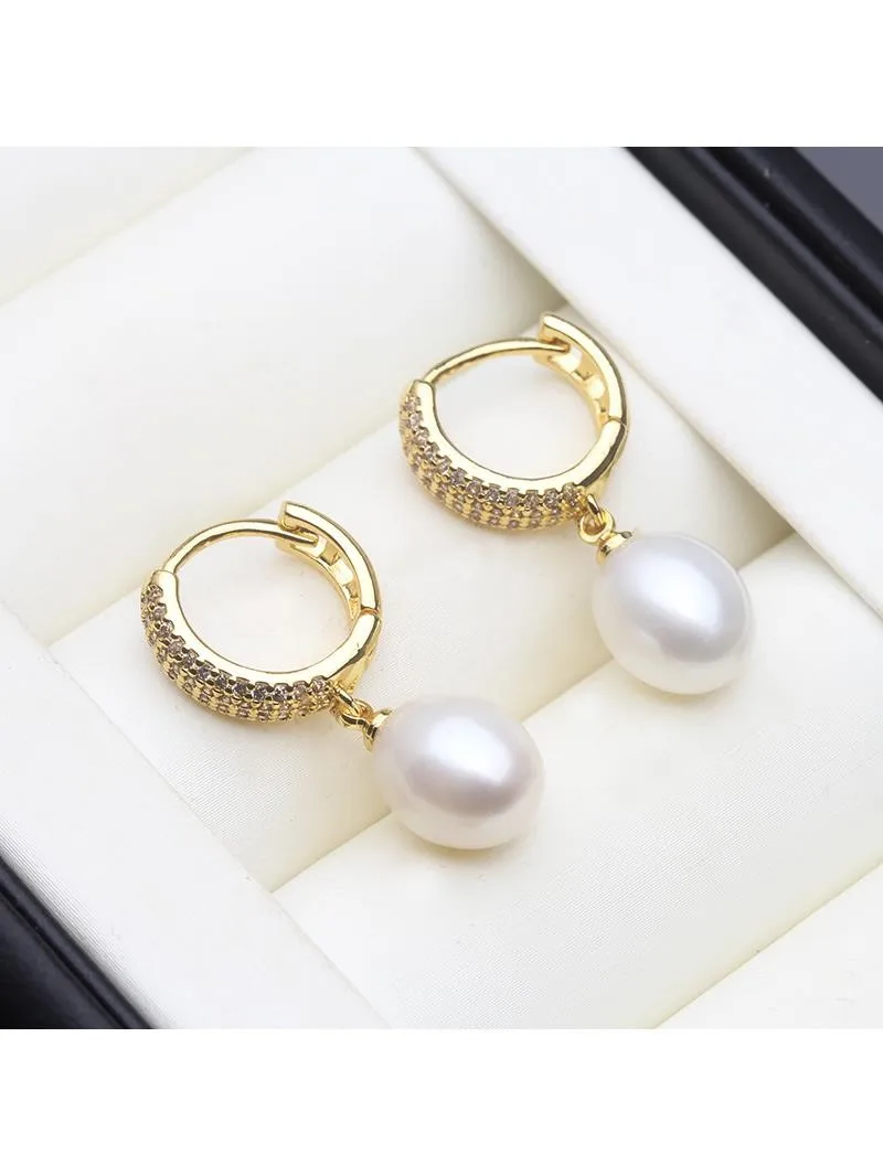 2025 New Freshwater Pearl Earrings For Women,Cute Gold Plated Pearl Earring Wife Anniversary Gift White Black
2025 New Freshwater Pearl Earrings For Women,Cute Gold Plated Pearl Earring Wife Anniversary Gift White Black