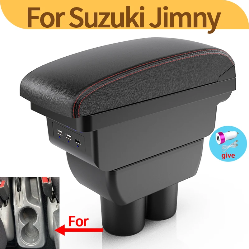 For Suzuki Jimny 1999-2018 car armrest upgrade interior center console multi-functional storage accessory with USB
For Suzuki Jimny 1999-2018 car armrest upgrade interior center console multi-functional storage accessory with USB