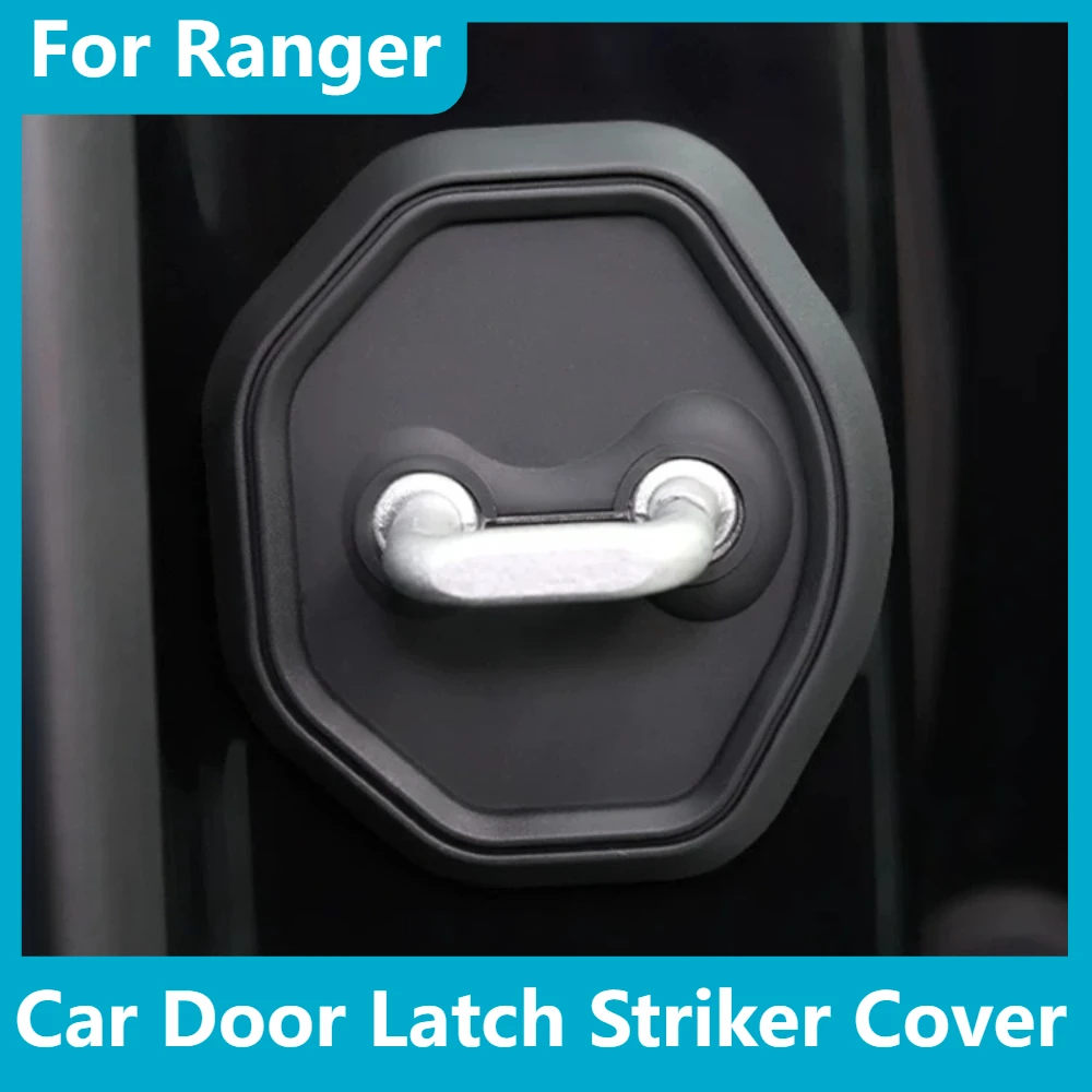 For Ranger 2023-2026 Car Door Latch Striker Cover Door Shock Absorbing Pad Anti-rust Reduction Anti-collision Car Accessories
For Ranger 2023-2026 Car Door Latch Striker Cover Door Shock Absorbing Pad Anti-rust Reduction Anti-collision Car Accessories