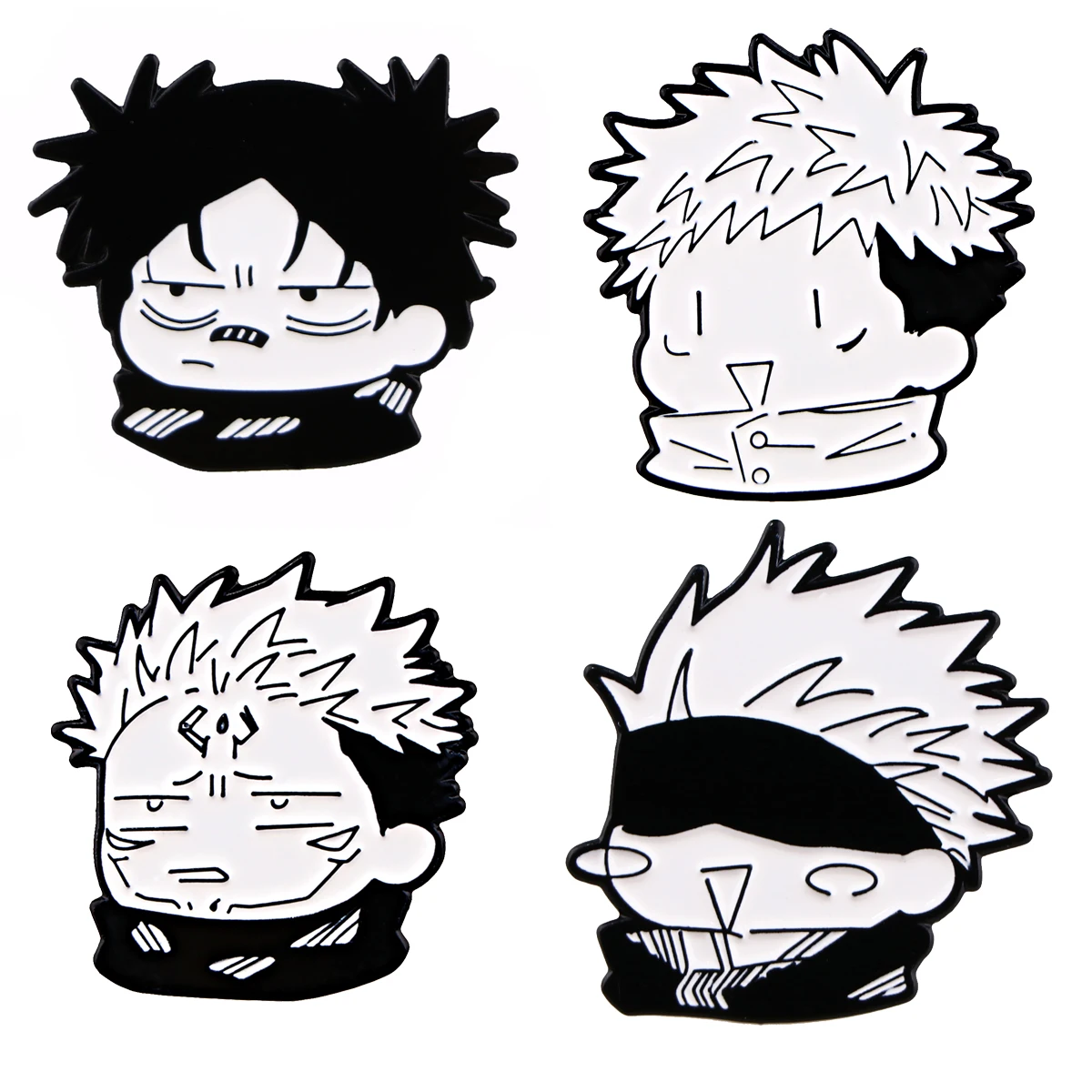 Badge on Backpack Anime Head Enamel Pin Lapel Pins Brooch for Clothes Cosplay Accessories Gifts for Fans Friends
Badge on Backpack Anime Head Enamel Pin Lapel Pins Brooch for Clothes Cosplay Accessories Gifts for Fans Friends