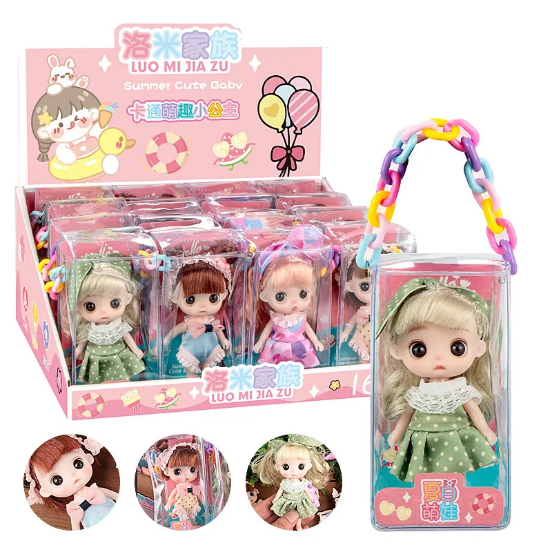 Luo Mi Jia Zu Mini Cute Cartoon Princess Dolls Backpack Pendant Adorable Tiny Toys For Little Girls Kids Wholesale Gift Set
Luo Mi Jia Zu Mini Cute Cartoon Princess Dolls Backpack Pendant Adorable Tiny Toys For Little Girls Kids Wholesale Gift Set