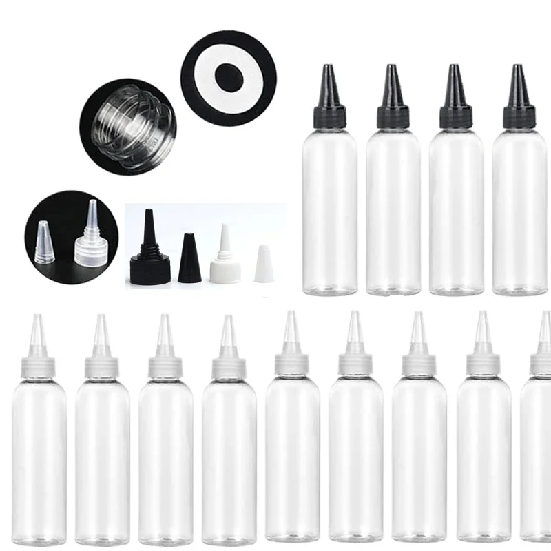 50Pcs Empty 10ml-100ml Mini Clear Plastic Dispensing bottles Sharp-Mouth Dropper Bottle Refillable Containers For DIY Ink Oils
50Pcs Empty 10ml-100ml Mini Clear Plastic Dispensing bottles Sharp-Mouth Dropper Bottle Refillable Containers For DIY Ink Oils