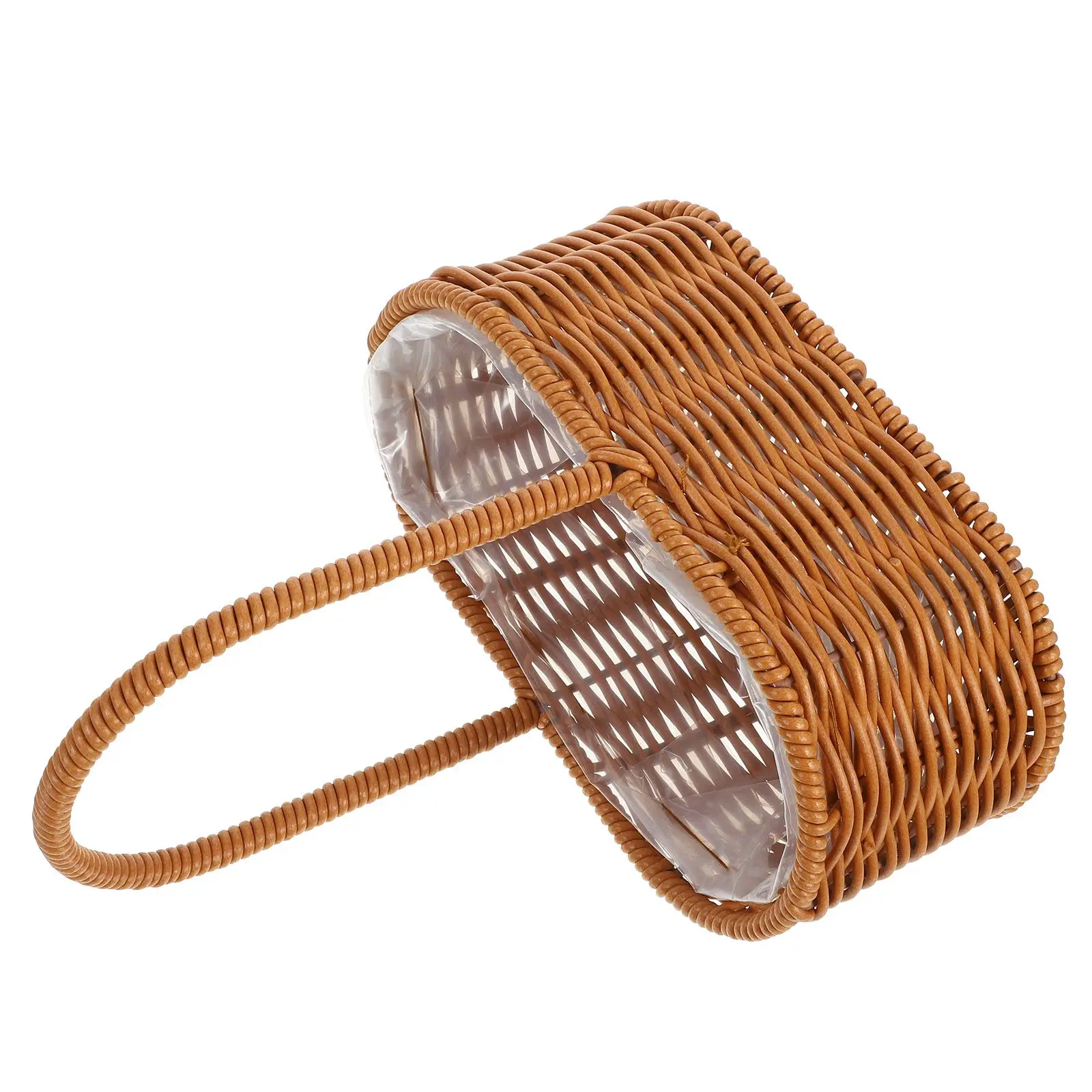Woven Basket 21.5x12.5cm Flower Gift Fruit Picnic Storage Portable Compact Outdoor Household Storage Tool
Woven Basket 21.5x12.5cm Flower Gift Fruit Picnic Storage Portable Compact Outdoor Household Storage Tool