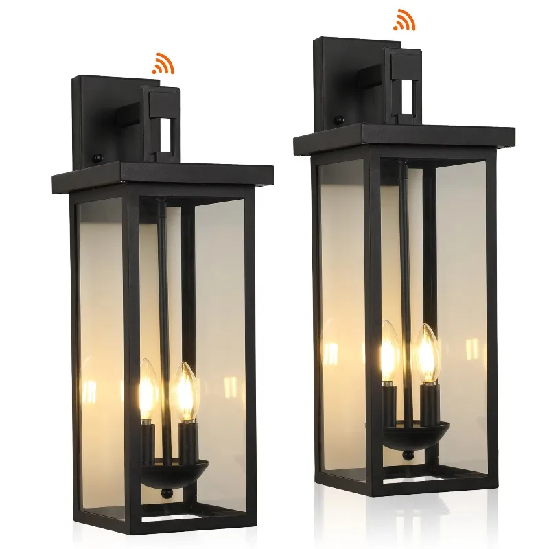 【Best-selling】Ship From USA,2-Pack 22.0" Outdoor Wall Lantern With Dusk To Dawn Sensor, Matte Black Finish(Bulb Not Included)
【Best-selling】Ship From USA,2-Pack 22.0" Outdoor Wall Lantern With Dusk To Dawn Sensor, Matte Black Finish(Bulb Not Included)