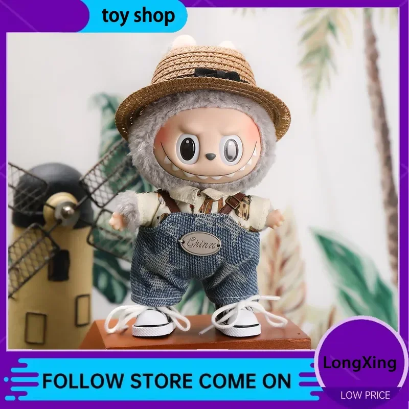 Горячая тенденция продаж для джинсовых комбинезонов Labubu 17 см, только одежда для первого второго и третьего поколения без кукол
Горячая тенденция продаж для джинсовых комбинезонов Labubu 17 см, только одежда для первого второго и третьего поколения без кукол