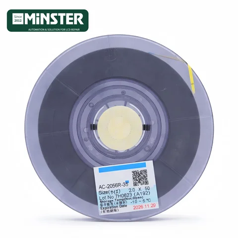 ACF Tape Anisotropic Glue Conductive Adhesive Film for LCD TV Screen Display Panel COF Repair Bonding AC 2056R 35 /AC 7206U 18
