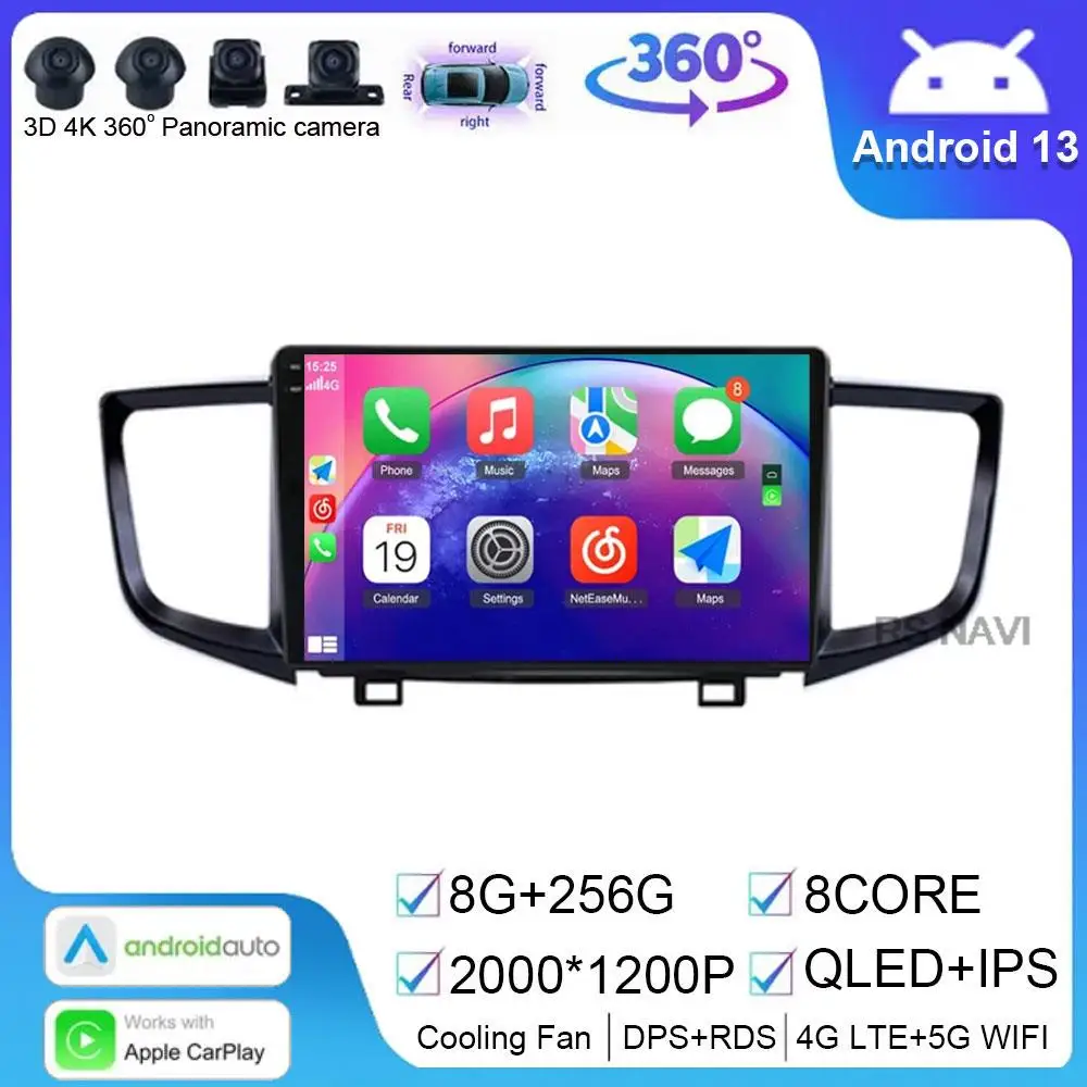 Автомагнитола на Android 14 для Honda Pilot 2016, 2017, 2018, 2019, мультимедийный плеер с GPS-навигацией, аудио, DSP, стерео, Carplay, Wi-Fi, No Din
Автомагнитола на Android 14 для Honda Pilot 2016, 2017, 2018, 2019, мультимедийный плеер с GPS-навигацией, аудио, DSP, стерео, Carplay, Wi-Fi, No Din