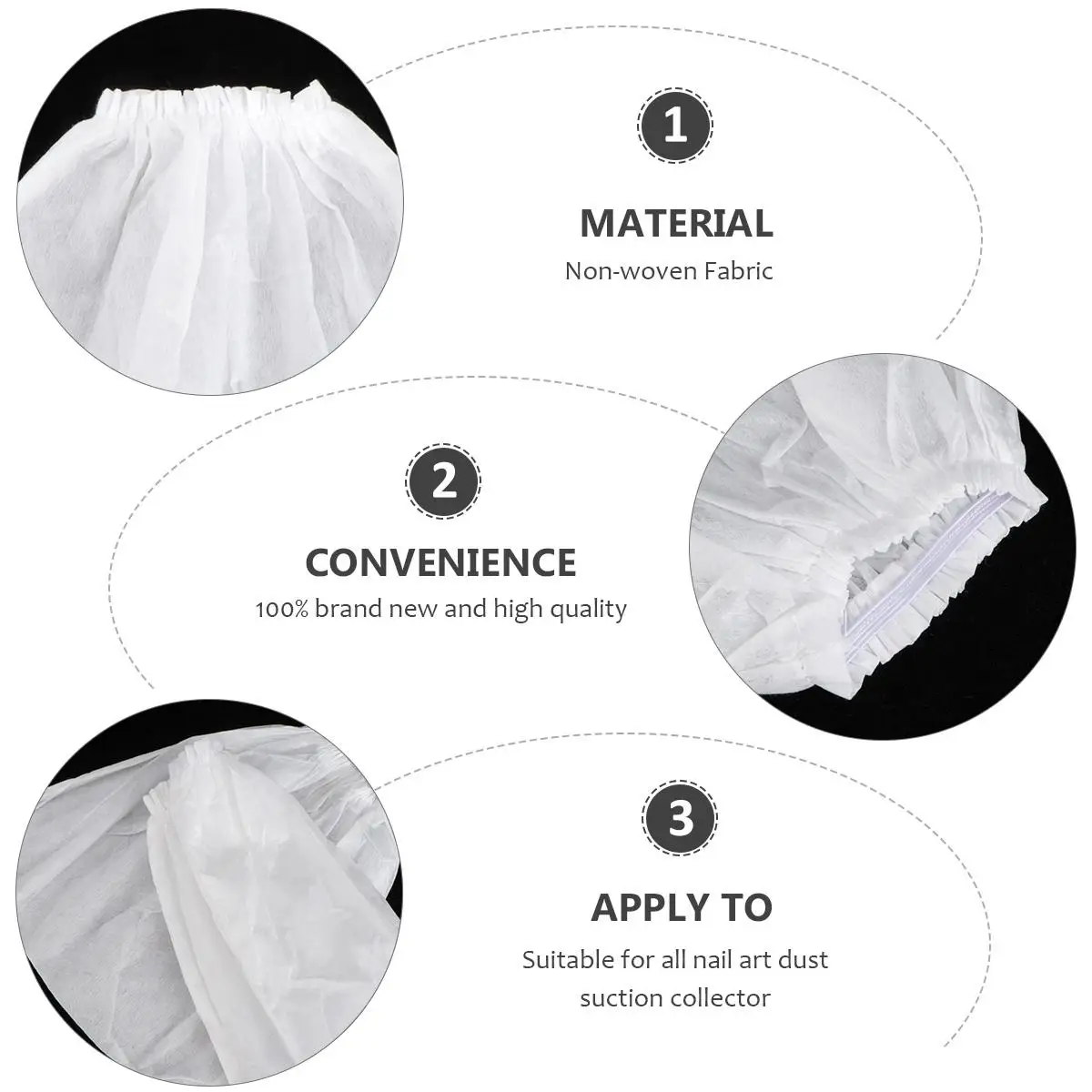5pcs Non Bags for Nail Suction Collector Reusable Manicure Dust Suction Collector Bag Vacuum Cleaner Dust Bag Replacement
5pcs Non Bags for Nail Suction Collector Reusable Manicure Dust Suction Collector Bag Vacuum Cleaner Dust Bag Replacement