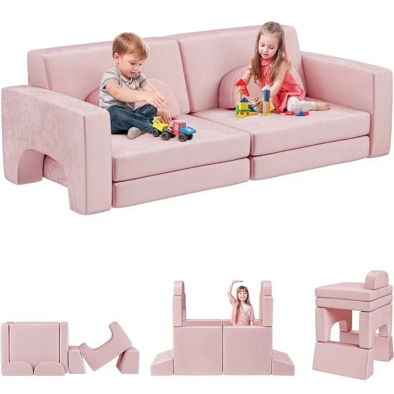 10Pcs Modular Kids Play Couch - Kids Couch for Playroom Bedroom Living Rooms Toddler Sofa for Inspiring Child Creativity,
10Pcs Modular Kids Play Couch - Kids Couch for Playroom Bedroom Living Rooms Toddler Sofa for Inspiring Child Creativity,