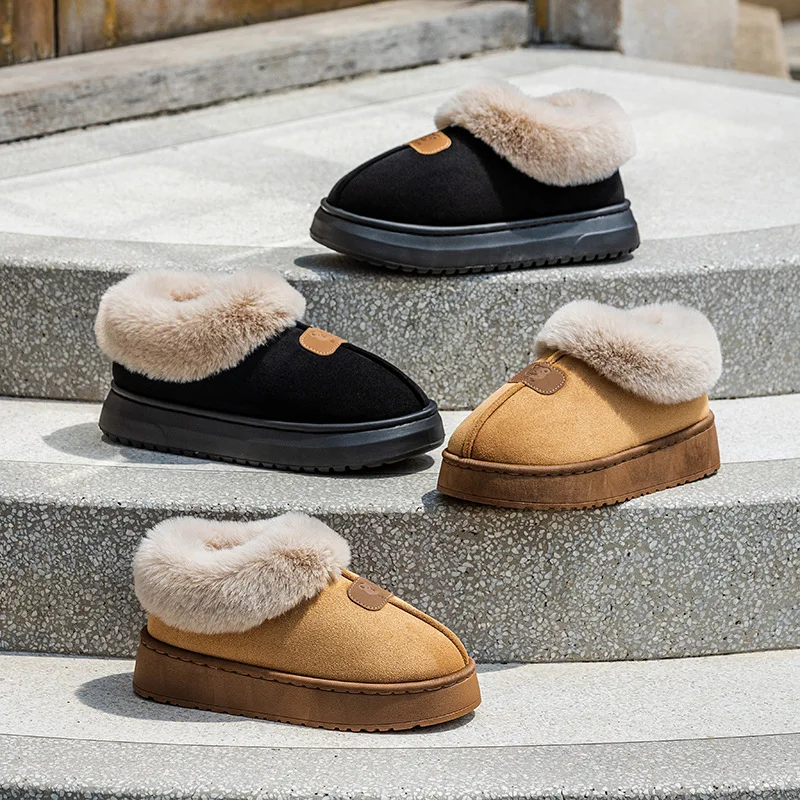 Casual Fluffy Slippers Women House Flats Plush Designer Winter Shoes Ladies Warm Platform Ankle Boots Female Elegant Footwear
Casual Fluffy Slippers Women House Flats Plush Designer Winter Shoes Ladies Warm Platform Ankle Boots Female Elegant Footwear