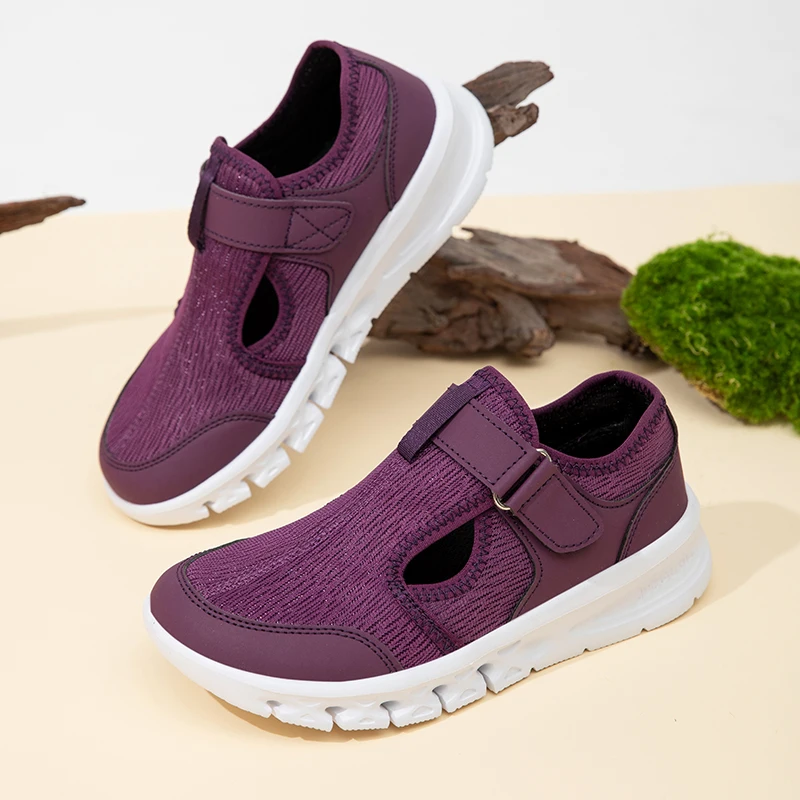 Women's Wide Toe Walking Shoes Summer Breathable Mesh Slip On Elderly Mom Sneakers Non Slip Comfort Orthopedic Casual Shoes
Women's Wide Toe Walking Shoes Summer Breathable Mesh Slip On Elderly Mom Sneakers Non Slip Comfort Orthopedic Casual Shoes