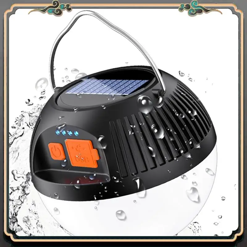Premium Solar Camping Lamp USB Rechargeable LED Tent Light 3 Modes Portable Lanterns Emergency Strong Light For Outdoor Garden
Premium Solar Camping Lamp USB Rechargeable LED Tent Light 3 Modes Portable Lanterns Emergency Strong Light For Outdoor Garden