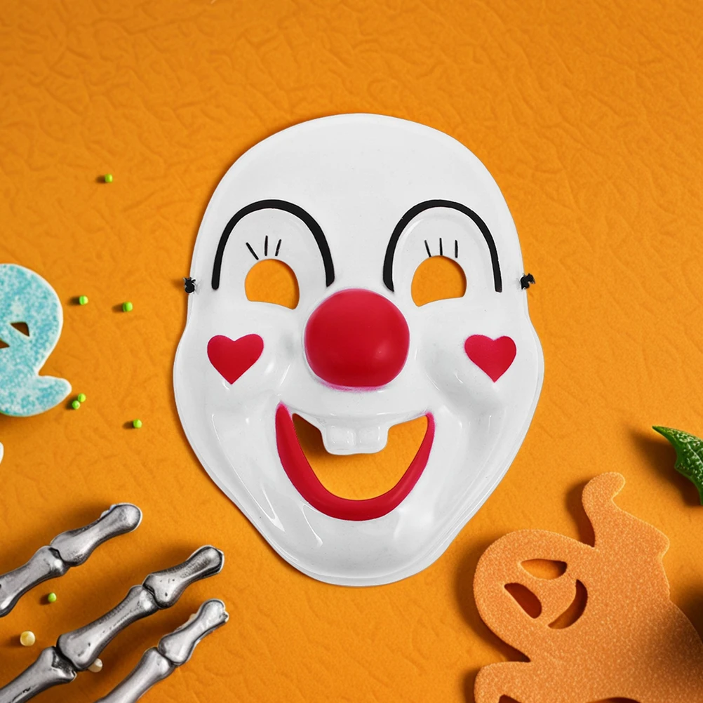 Clown Mask for Party Halloween Child Plastic Smile Face Funny Cosplay Masquerade PVC Accessories Role Play Props
Clown Mask for Party Halloween Child Plastic Smile Face Funny Cosplay Masquerade PVC Accessories Role Play Props