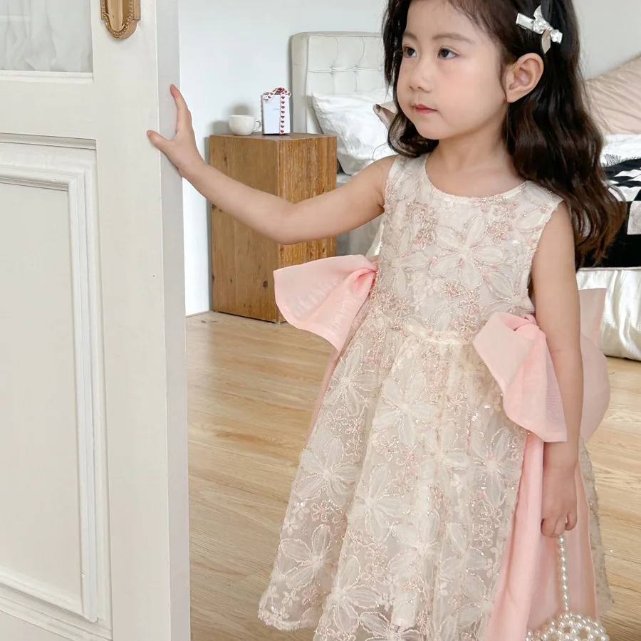 2024 Summer New Girls Fashion Bow Dress Sweet and Gentle Designable Dress Baby Princess Dress for Girls
2024 Summer New Girls Fashion Bow Dress Sweet and Gentle Designable Dress Baby Princess Dress for Girls