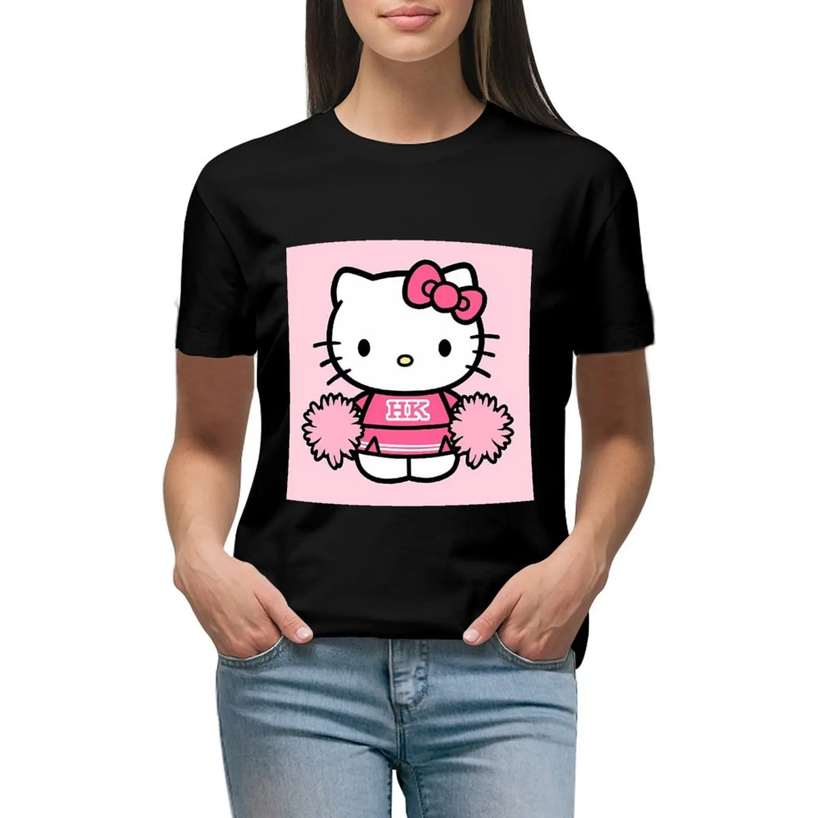 Модная женская одежда Sanrio Hello футболка Китти Y2k, летние повседневные милые футболки, одежда
Модная женская одежда Sanrio Hello футболка Китти Y2k, летние повседневные милые футболки, одежда