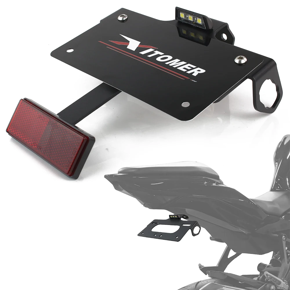 License Plate Frame Holder Bracket Fit For Kawasaki ZX-4RR ZX-4R ZX-4R SE Motorcycle Rear Fender Eliminator Tail Tidy LED Light
License Plate Frame Holder Bracket Fit For Kawasaki ZX-4RR ZX-4R ZX-4R SE Motorcycle Rear Fender Eliminator Tail Tidy LED Light