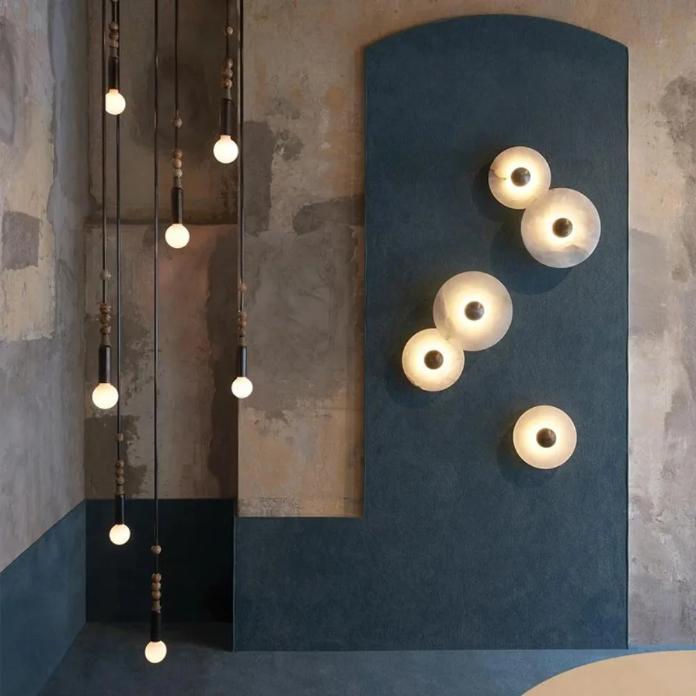 Natural Marble Led Wall Light Round Shape Gold Backlight Lamp Living Room Aisle Decorate Wall Lamp Bedroom Tv Background Sconce
Natural Marble Led Wall Light Round Shape Gold Backlight Lamp Living Room Aisle Decorate Wall Lamp Bedroom Tv Background Sconce