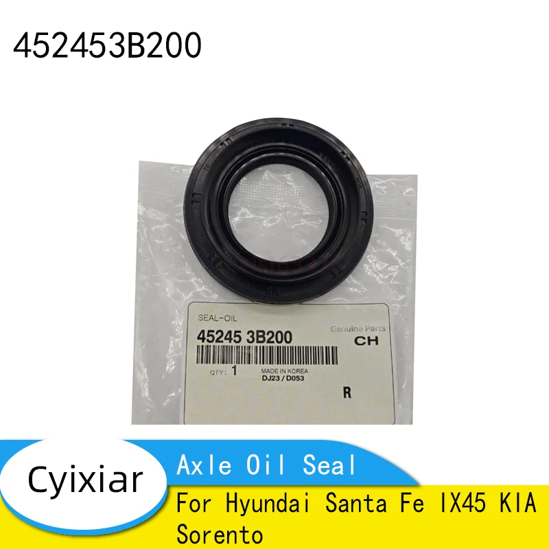 New For Hyundai Santa Fe IX45 KIA Sorento Front Axle Oil Seal 452453B200 45245-3B200
New For Hyundai Santa Fe IX45 KIA Sorento Front Axle Oil Seal 452453B200 45245-3B200
