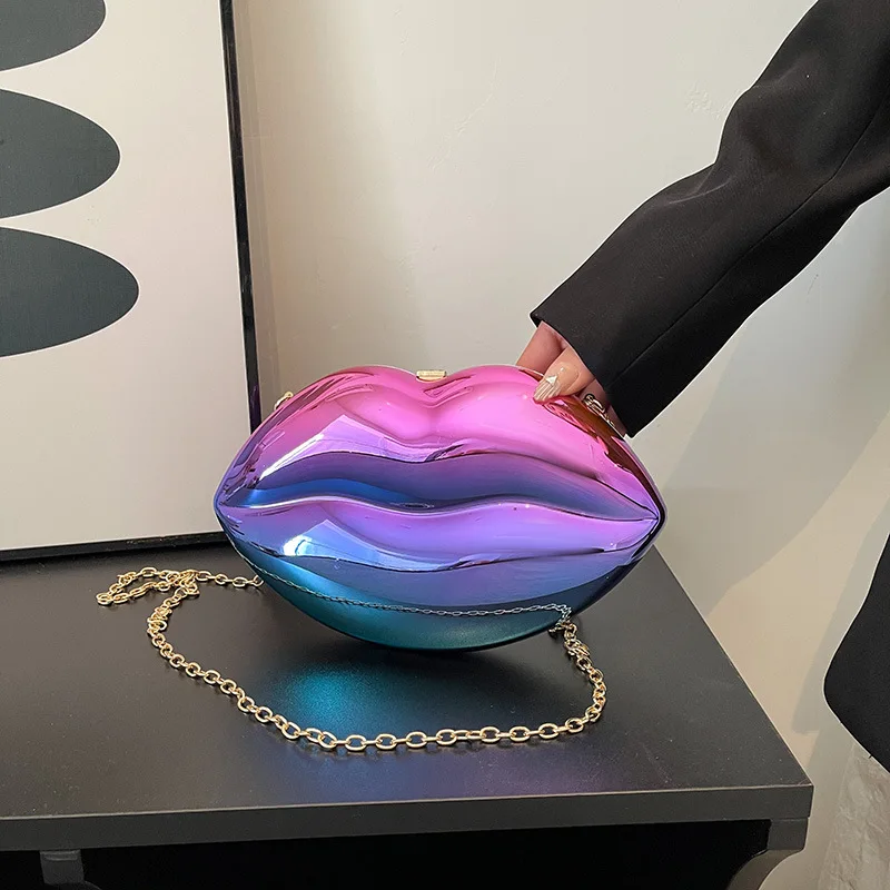 Fashion Evening Crossbody Bags for Women 2025 New Cute Female Bag High Quality Party Mirror Metallic Chain Funny Shoulder Bag
Fashion Evening Crossbody Bags for Women 2025 New Cute Female Bag High Quality Party Mirror Metallic Chain Funny Shoulder Bag