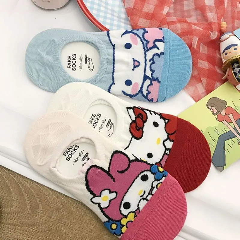 Kawaii Sanrios Four Seasons Cotton Socks Hello Kitty Student Breathable Kuromi Anime Cute Japanese Ins Women Cartoon Girl Gift
Kawaii Sanrios Four Seasons Cotton Socks Hello Kitty Student Breathable Kuromi Anime Cute Japanese Ins Women Cartoon Girl Gift