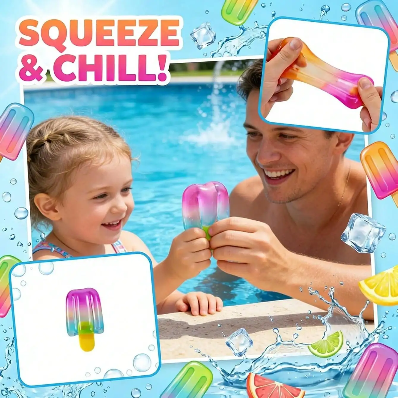 1PC Summer Ice Cream Shaped Squishy Squeeze Toy, Soft Slow Rebound Sensory Fidget Toy, Anti-Anxiety Stress Relief Decompression Hand Toy, Cute Novelty Desk Ornament, Easter Basket Stuffers Party Favors, Perfect Birthday Christmas Holiday Gift for Kids
1PC Summer Ice Cream Shaped Squishy Squeeze Toy, Soft Slow Rebound Sensory Fidget Toy, Anti-Anxiety Stress Relief Decompression Hand Toy, Cute Novelty Desk Ornament, Easter Basket Stuffers Party Favors, Perfect Birthday Christmas Holiday Gift for Kids