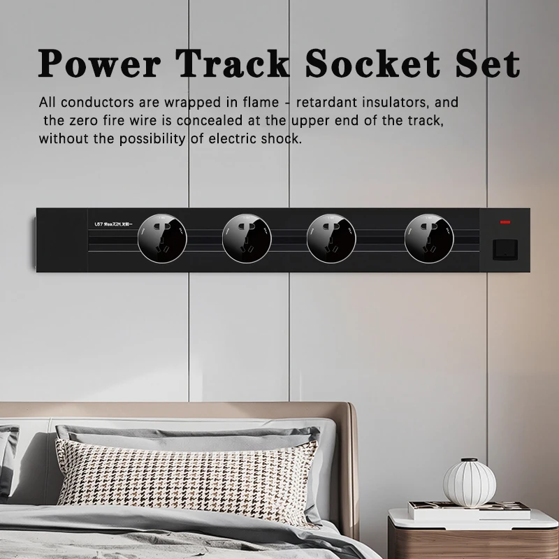 Embedded Track Socket With USB Movable Slide Rail Aluminum Household Kitchen UK US EU Standard Concealed Power Rail
Embedded Track Socket With USB Movable Slide Rail Aluminum Household Kitchen UK US EU Standard Concealed Power Rail