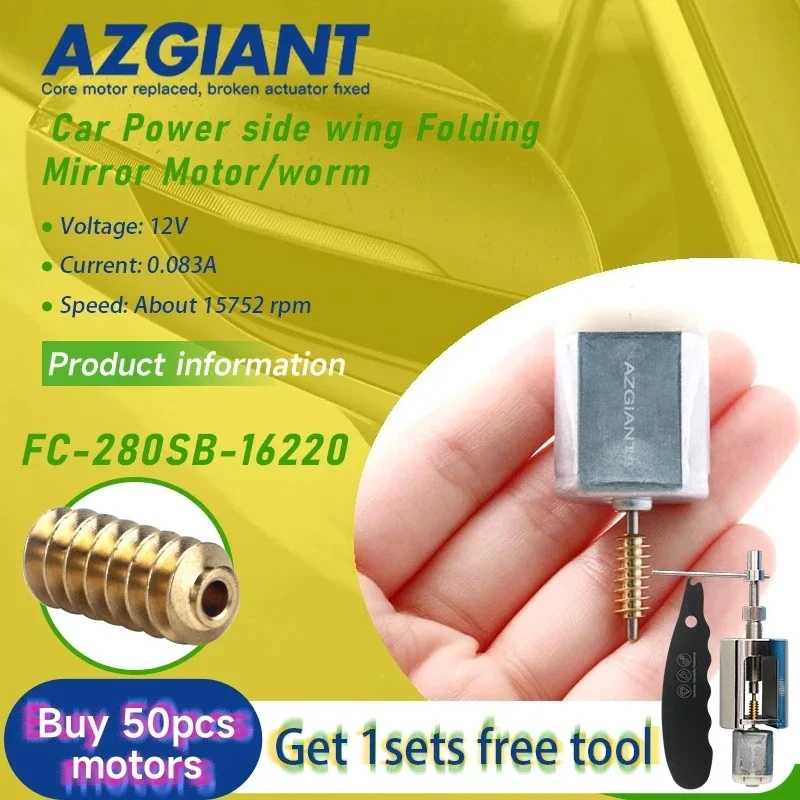 FC-280SB-16220 Car Power Folding Side View Mirror Motors Worm For Ford Focus III/Kuga MK1/Mondeo IV/C-Max MK2/Ka MK2 Auto Parts
FC-280SB-16220 Car Power Folding Side View Mirror Motors Worm For Ford Focus III/Kuga MK1/Mondeo IV/C-Max MK2/Ka MK2 Auto Parts