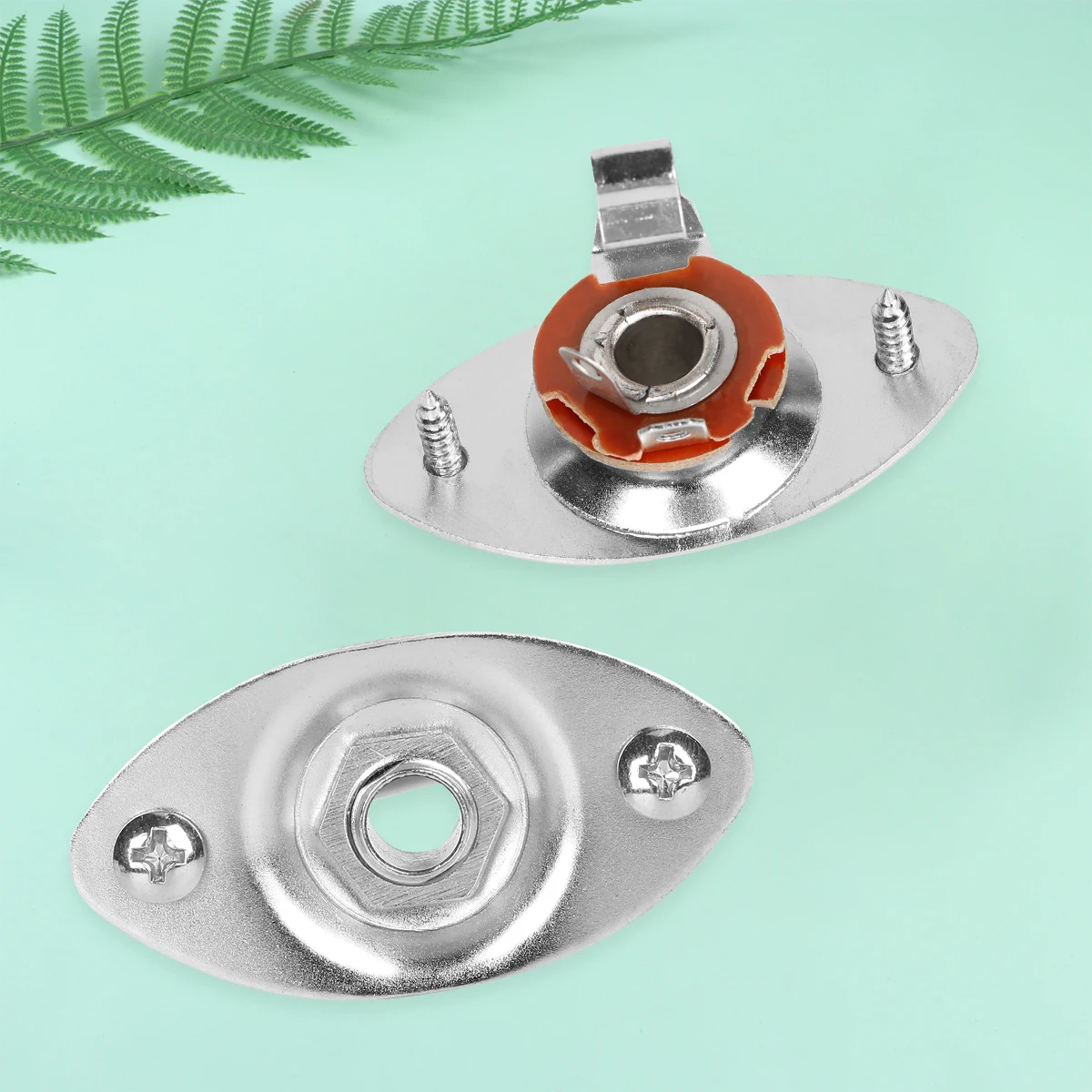 Cat Eye Jack Output Plate Chrome Oval Indented For Electric Guitar Durable Jackplate Socket Pickup Jack Guitar Parts
Cat Eye Jack Output Plate Chrome Oval Indented For Electric Guitar Durable Jackplate Socket Pickup Jack Guitar Parts