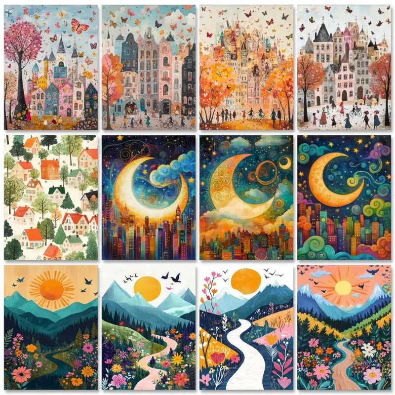 PhotoCustom Modern Painting By Numbers Colorful House Coloring On Numbers Art Landscape Diy Gift Picture Paint Kits Adults Craft
PhotoCustom Modern Painting By Numbers Colorful House Coloring On Numbers Art Landscape Diy Gift Picture Paint Kits Adults Craft