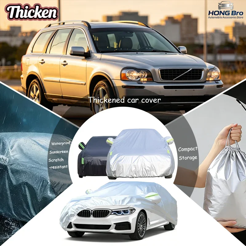 For Volvo XC90 MK1 MK2 2002-2020 Full Car Cover Outdoor Sun Shade Anti-UV, Waterproof, Snow Rain Protection, Dustproof Cover
For Volvo XC90 MK1 MK2 2002-2020 Full Car Cover Outdoor Sun Shade Anti-UV, Waterproof, Snow Rain Protection, Dustproof Cover