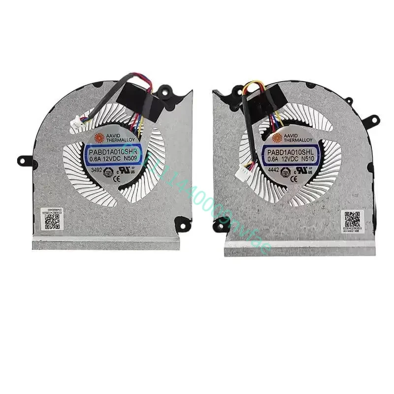 New Laptop CPU+GPU Cooling Fan for MSI GE68 GP68H 15M1 15M2 Series PABD1A010SHR N509 PABD1A010SHL N510 DC12V 0.6A Fan 0.2
New Laptop CPU+GPU Cooling Fan for MSI GE68 GP68H 15M1 15M2 Series PABD1A010SHR N509 PABD1A010SHL N510 DC12V 0.6A Fan 0.2