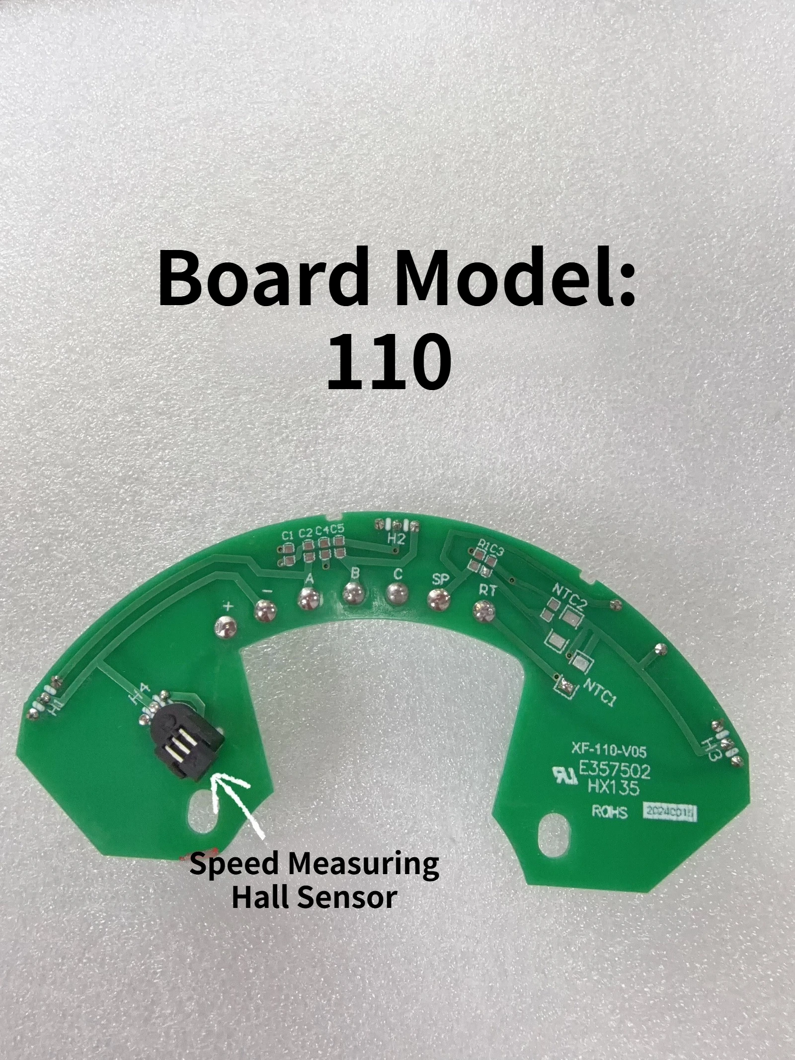 Motor Hall Sensor Board XF-110 model 110 Hall 502F Speed Measuring Hall 3144 10K Thermistor
Motor Hall Sensor Board XF-110 model 110 Hall 502F Speed Measuring Hall 3144 10K Thermistor