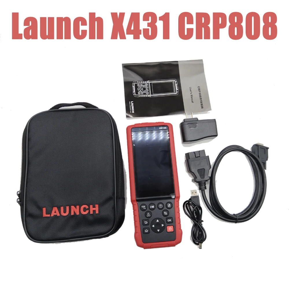 Launch X431 CRP808 Full System Code Reader Scanner Read and Clear DTCs Multi-languages Support Most Cars OBD2 Diagnostic Tools
Launch X431 CRP808 Full System Code Reader Scanner Read and Clear DTCs Multi-languages Support Most Cars OBD2 Diagnostic Tools
